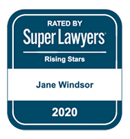 Rated By Super Lawyers | Rising Stars | Jane Windsor | 2020